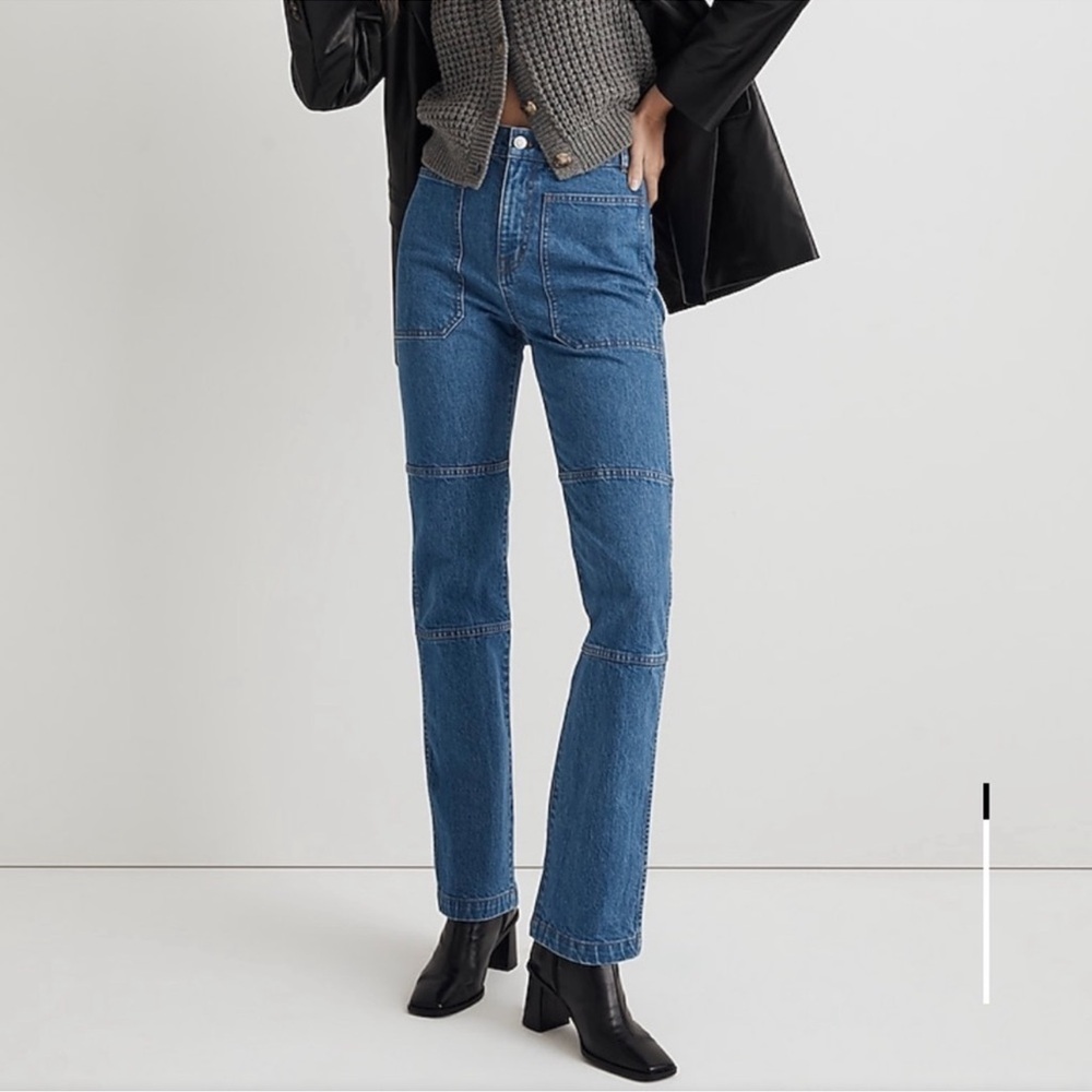 Madewell 90s Straight Leg Denim Utility Jean Size 25